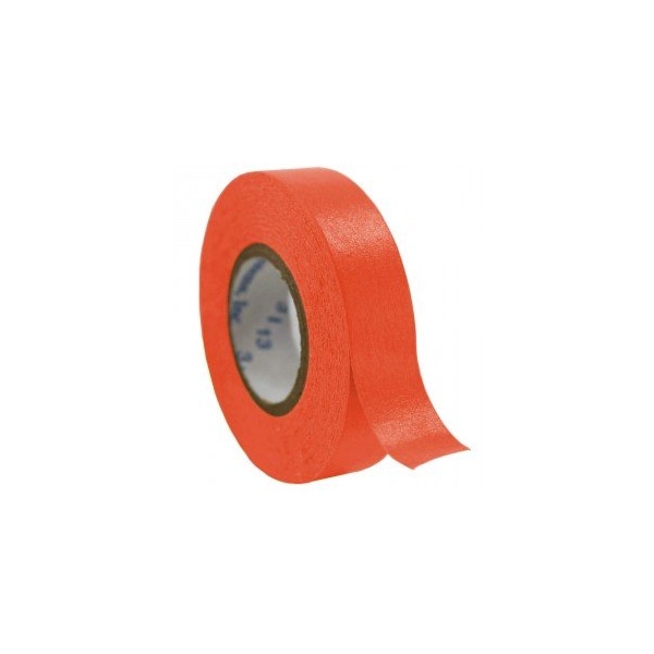 Time Tape, 3" Core, 1/2" Wide, Red, 6/PK
